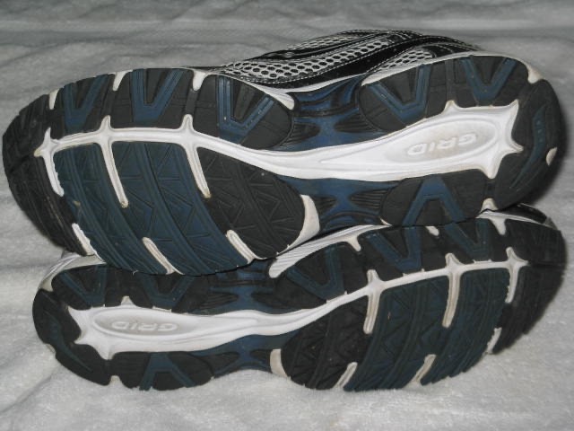 Saucony Grid Cohesion 3 Mens 11.5 Running Shoes Silver Blue Black Gray 25042-14
