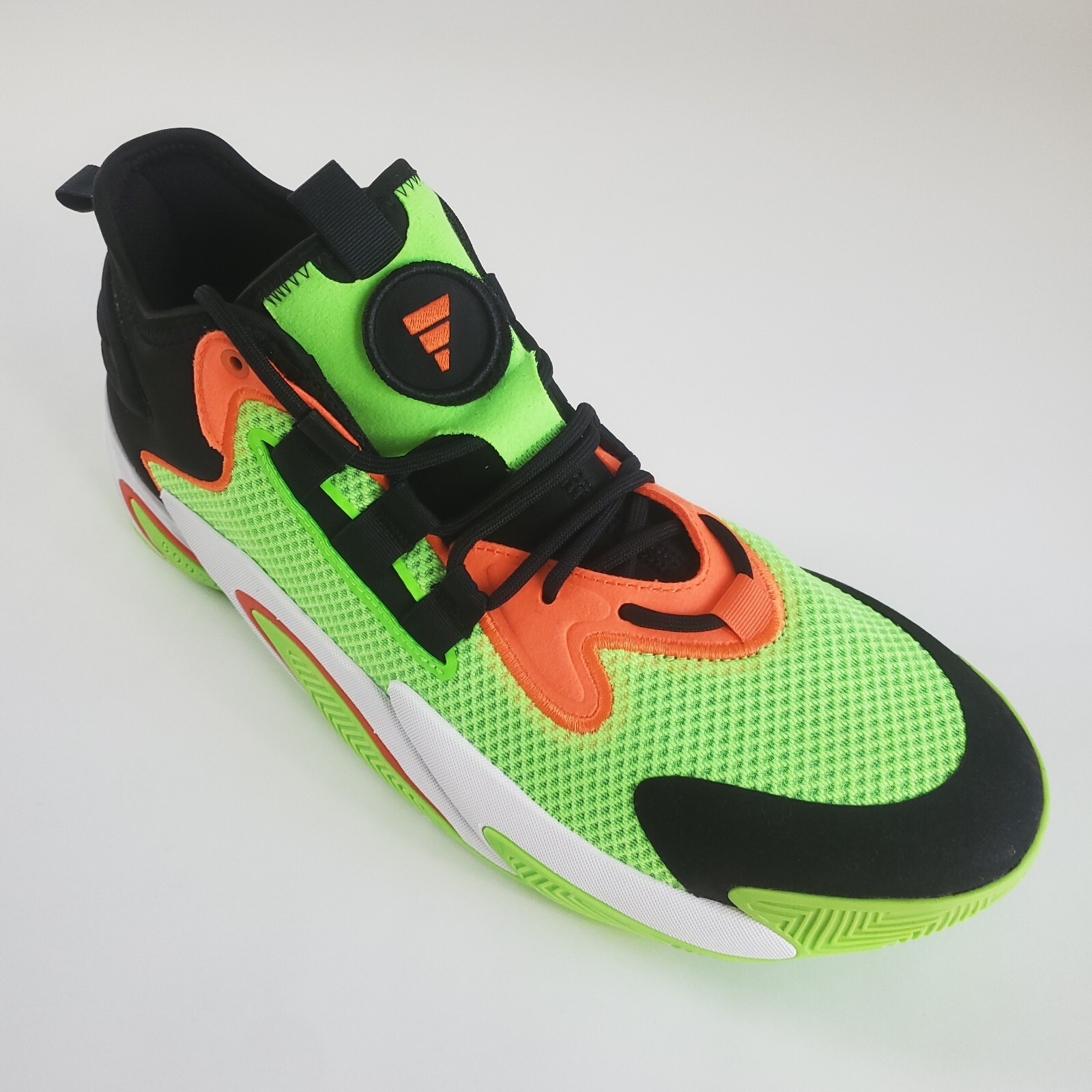 Adidas BYW Select Solar Green Orange Basketball Shoe IG4948 US Mens Size 12.5