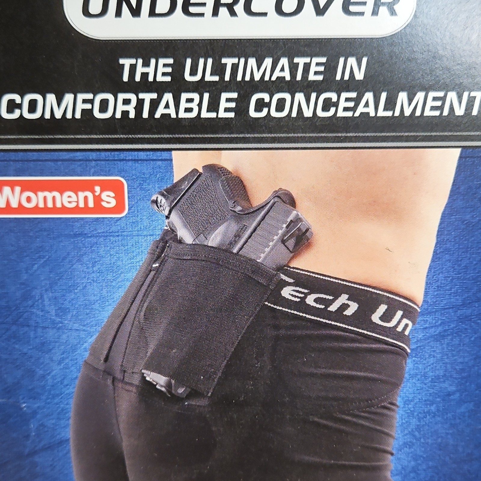 UnderTech Undercover Women’s Compression Concealment Shorts Black XL