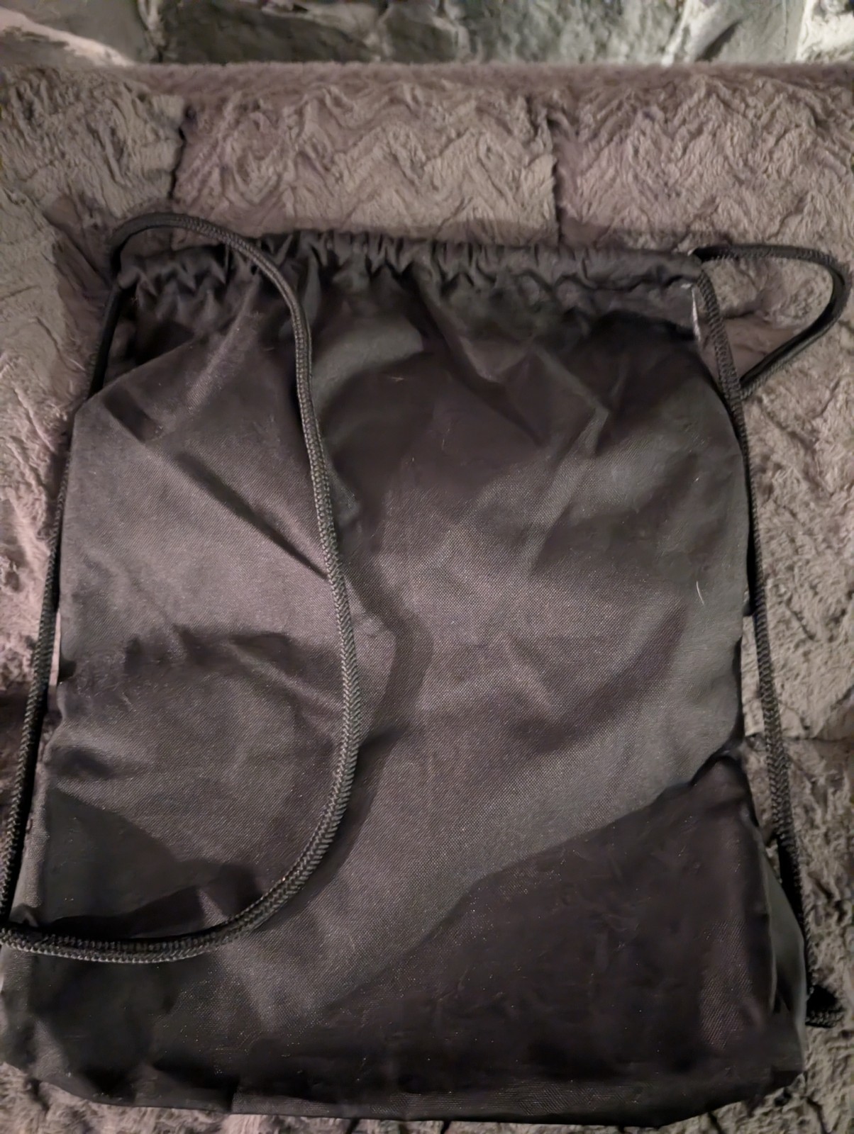 Adidas Alliance Drawstring Sackpack Black & Grey With White Logo Condition Is VG