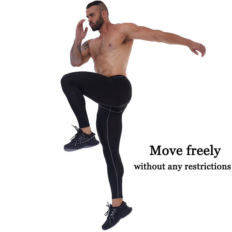 Men’s Compression Pants Long Leggings Base Layer Running Workout Gym Sports