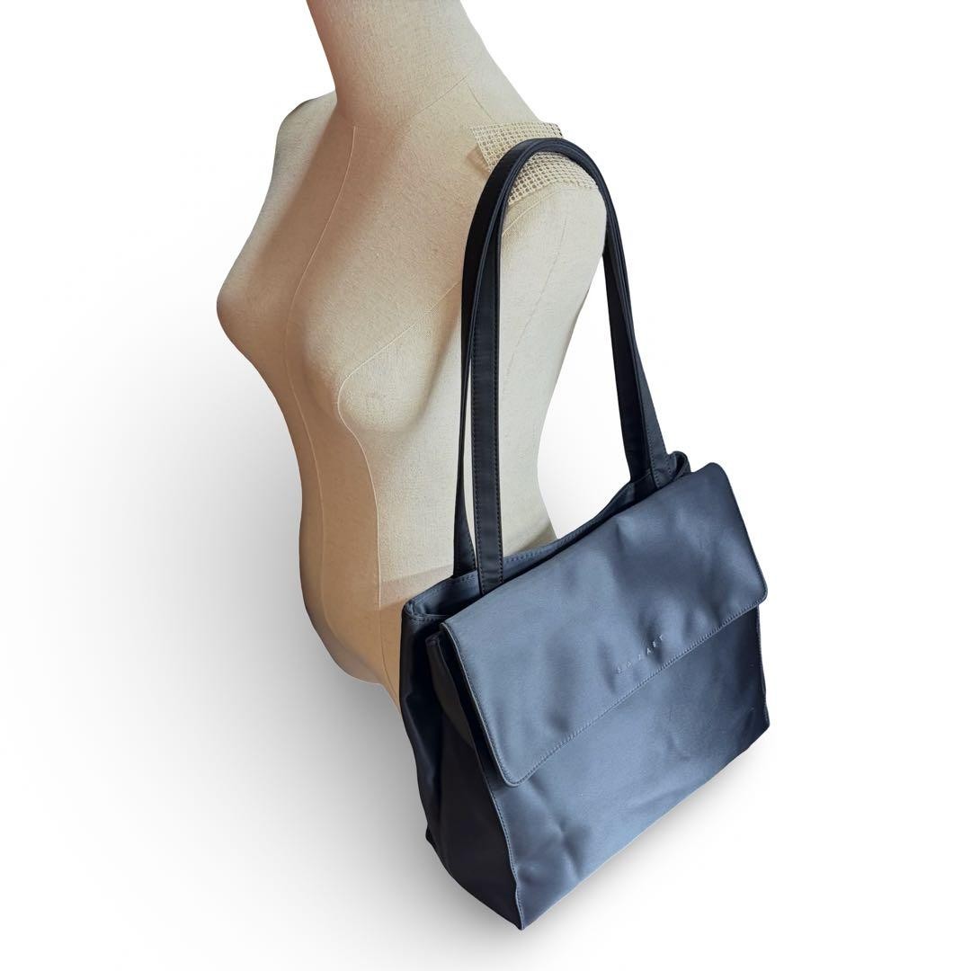 Sazaby Y2K Black Nylon Shoulder Bag Tote Japan Used 0713994
