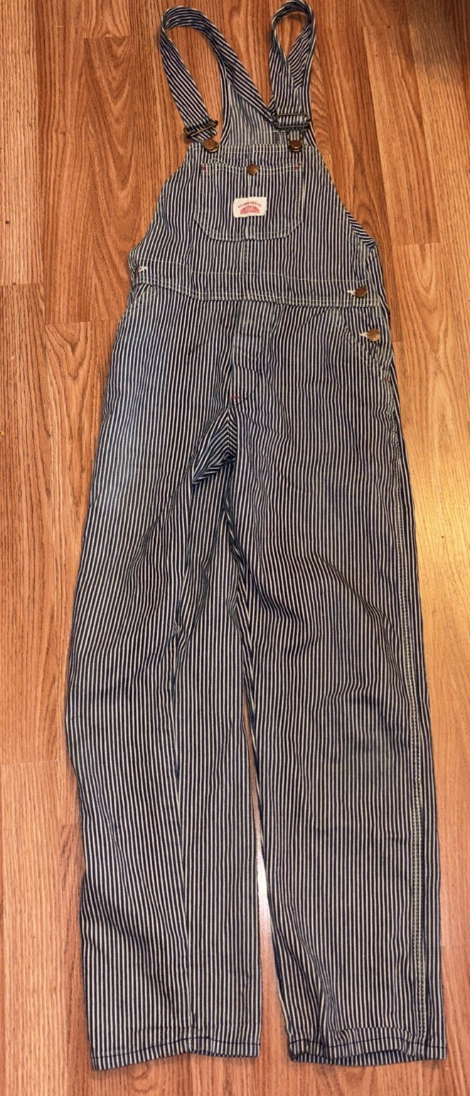 Women’s ROUND HOUSE Hickory Stripe Overalls, Small Size See Details USA
