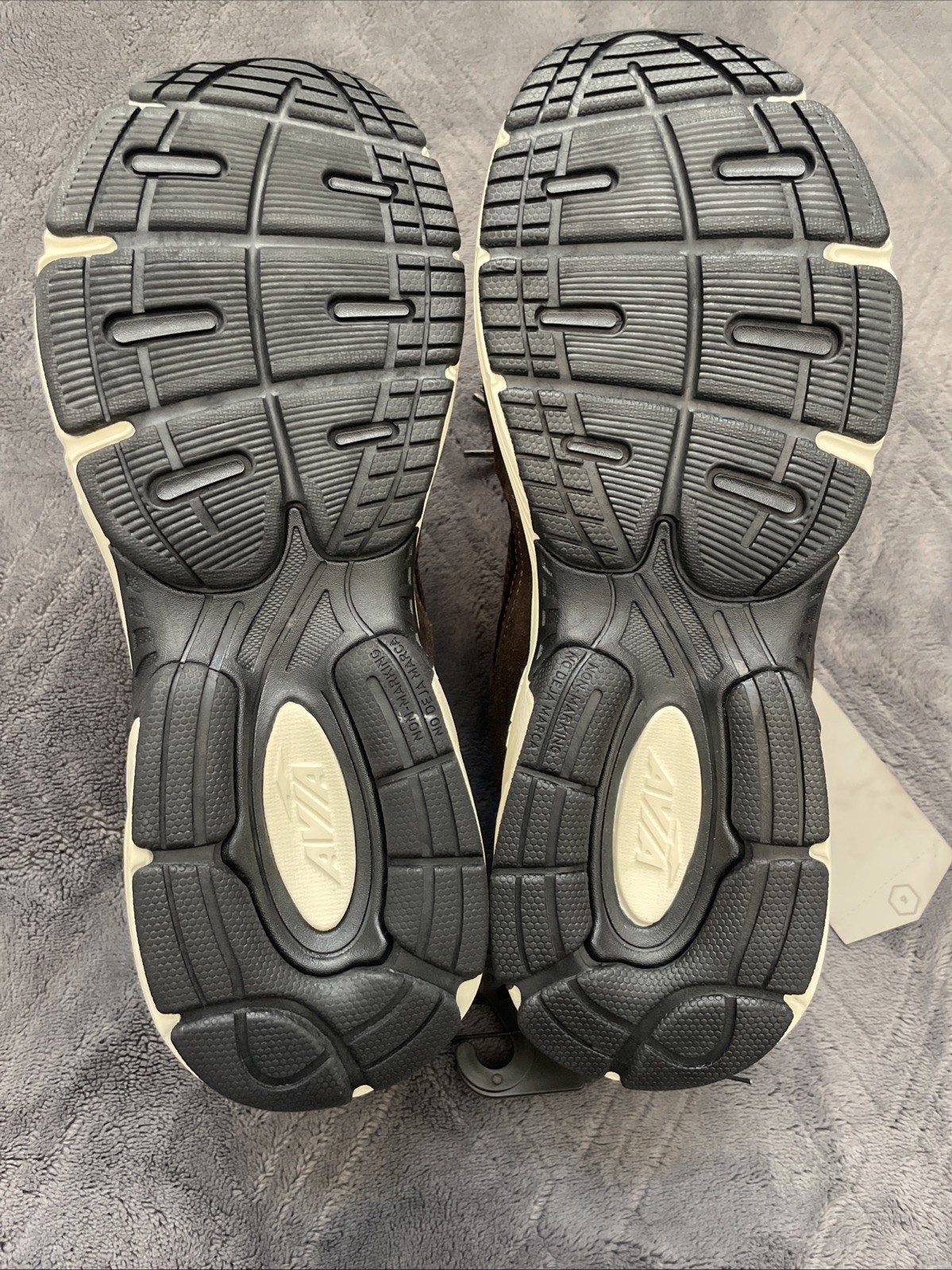 Avia 5000 Shoes women Size 9 Brown Leather Ang Mesh Odor Control NEW