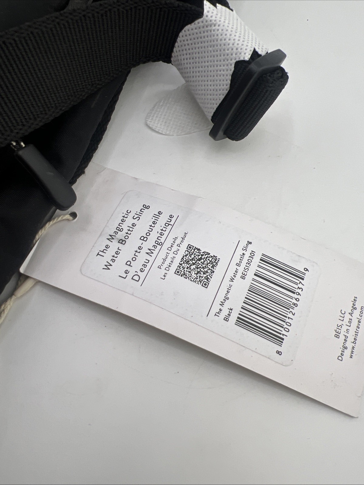 BEIS The Magnetic Water Bottle Sling Unisex Crossbody Bag Black READ!!!!