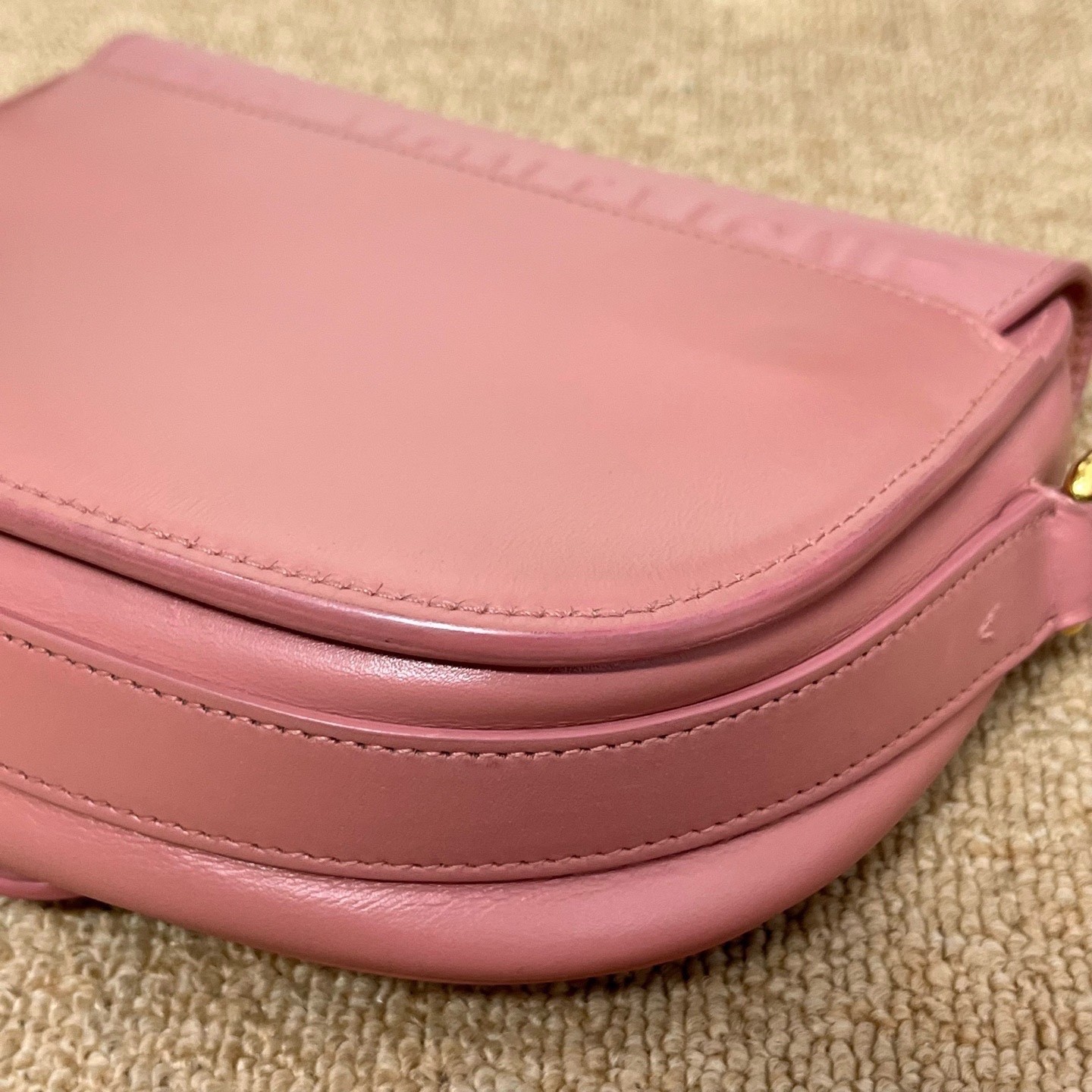 Dior Pre-Owned Authentic Saddle Bag Pink 17*13*4.5 Free Tracked Shipping