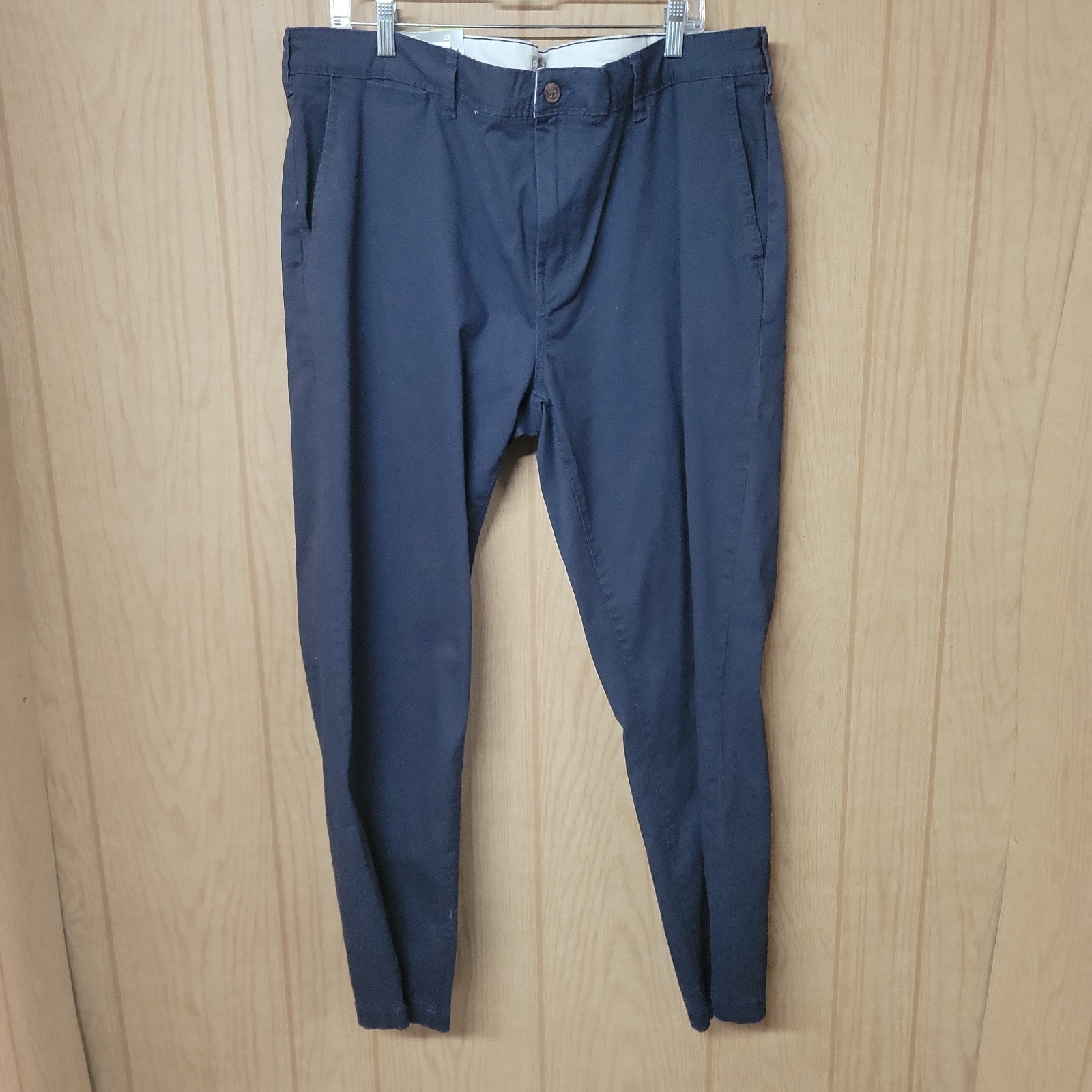 Falls Creek Stretch Flat Front Navy Pants 42×30