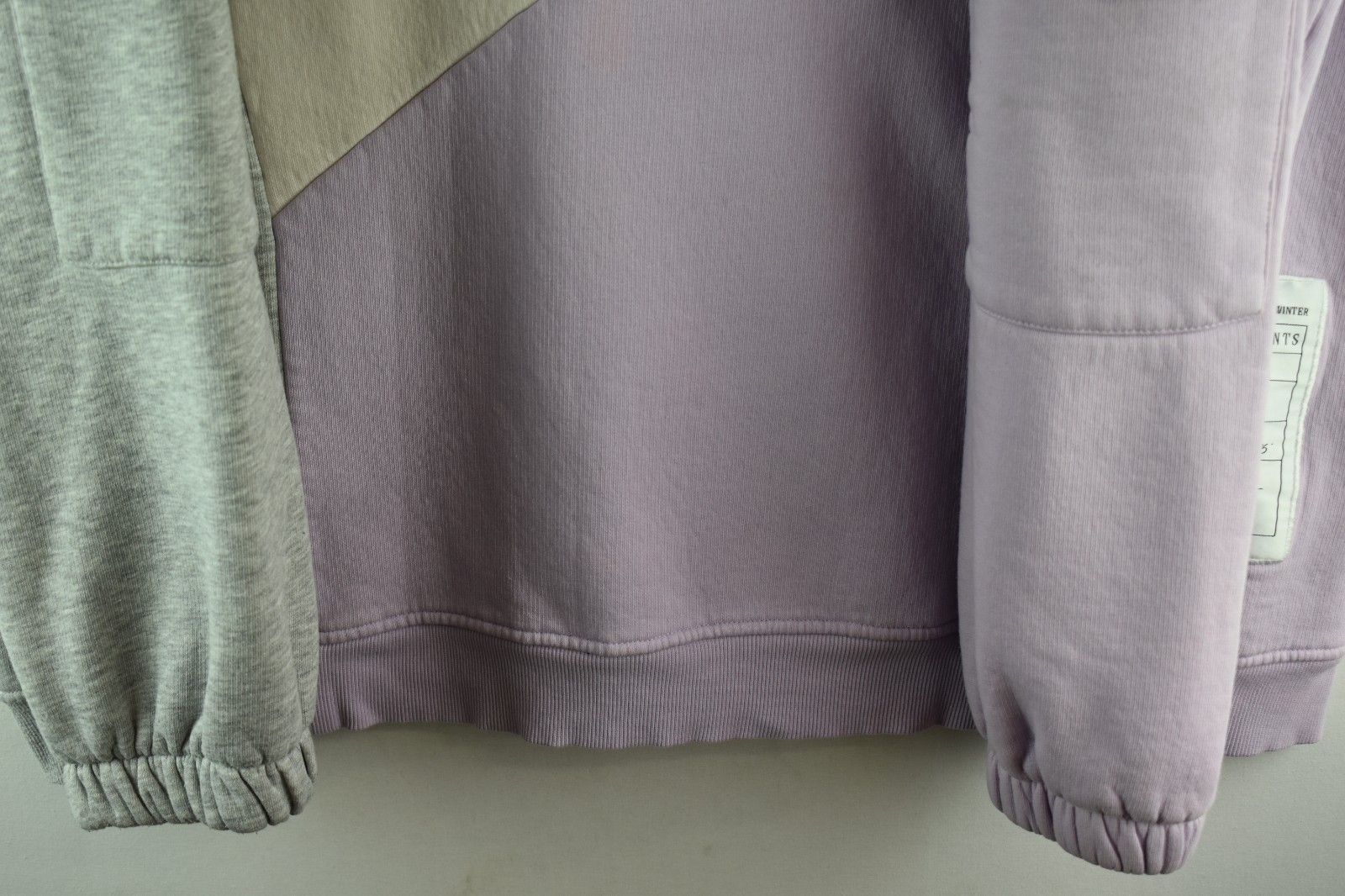 The Couture Club Mens Patchwork Oversized Sweatshirt Jumper Cotton Size M