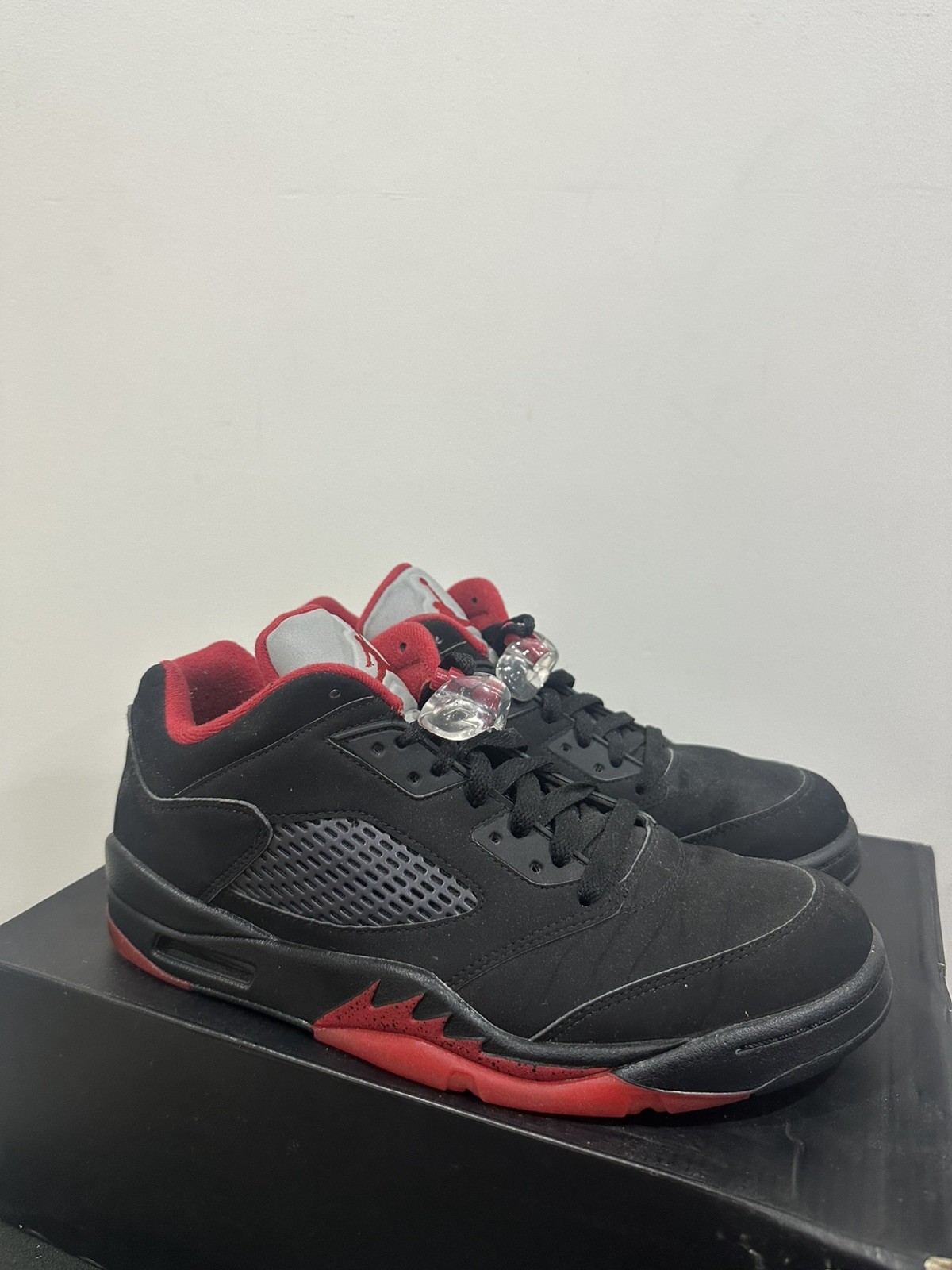 Nike Air Jordan 5 Retro Low Black Red 819171 001