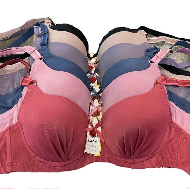 Lot 3 6 New Women Sexy Underwire Push-Up Bra #9987 32 34 36 38 40 42 Cup B C D