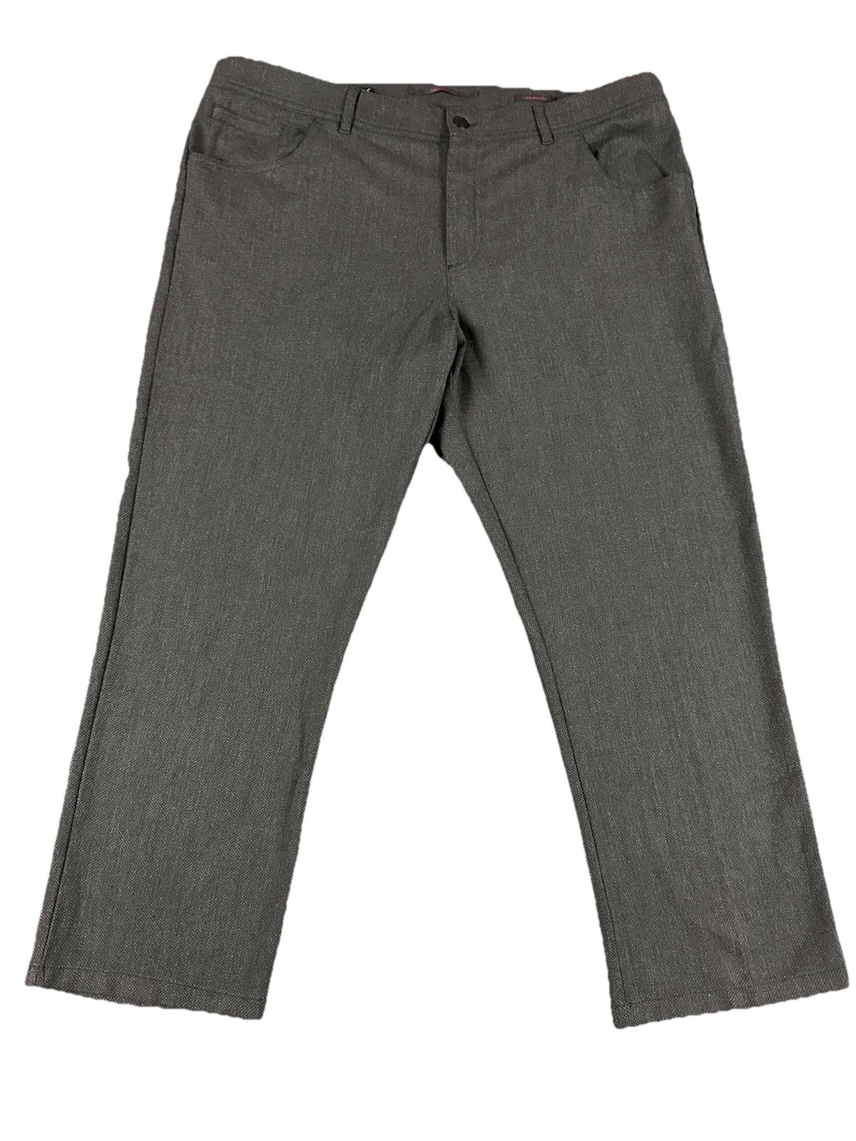 ALBERTO Ceramica Stone Peacock Modern Fit Dress Pants in Stone Size W 40 L 34