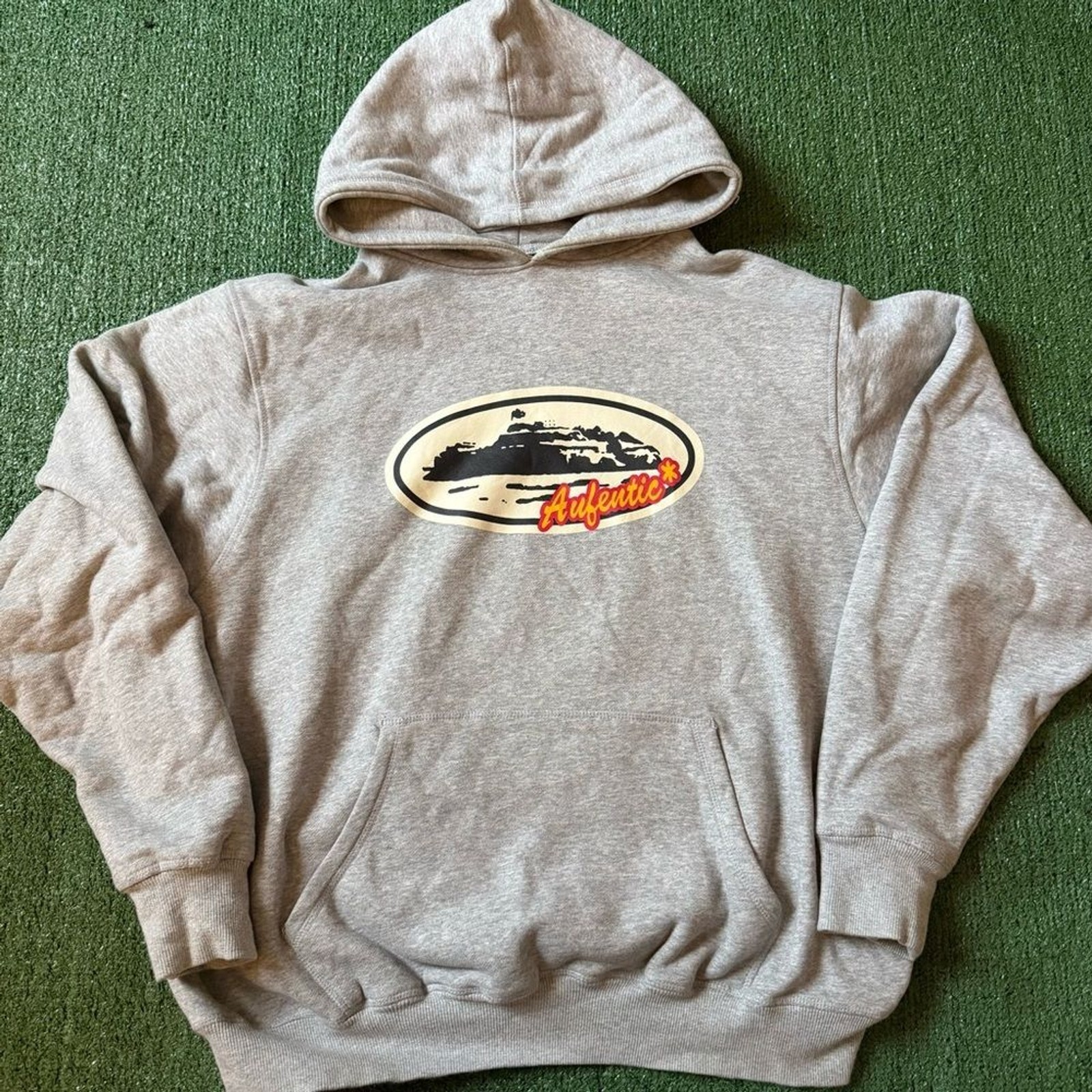 Corteiz Men’s Grey Hoodie – XL