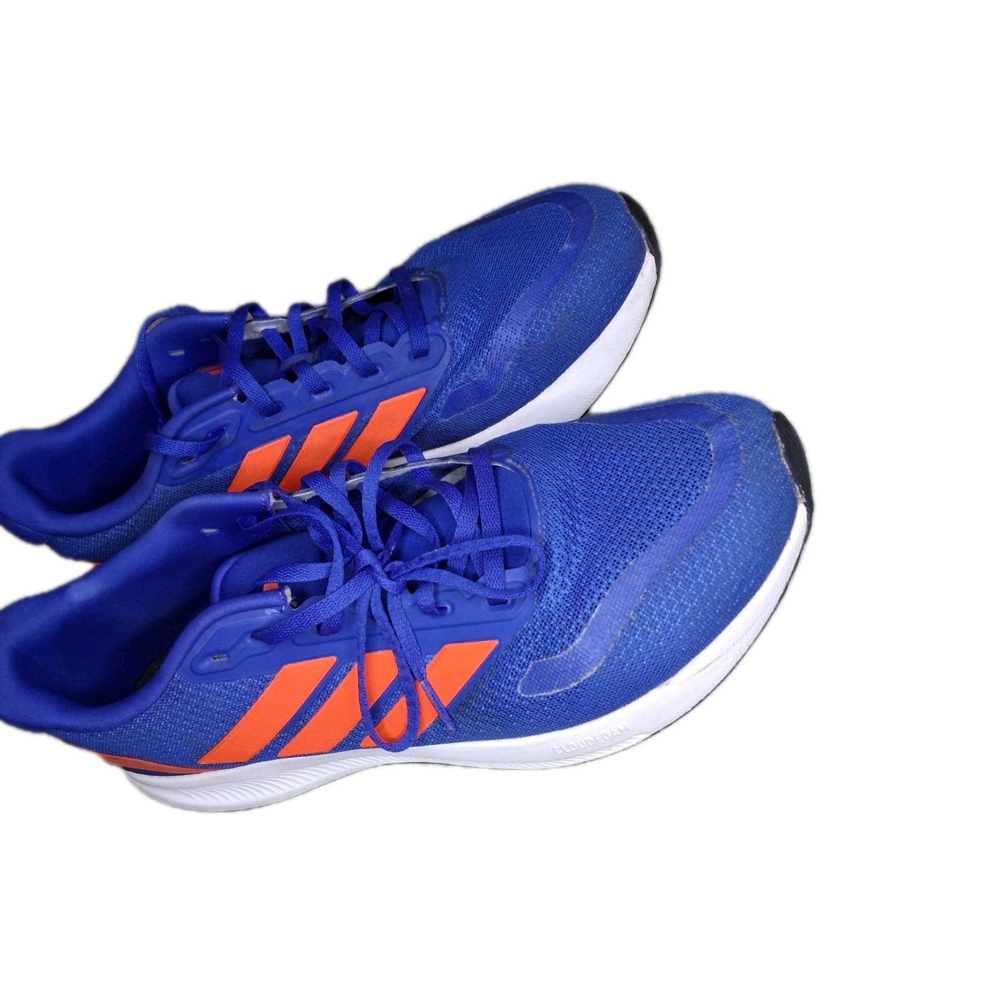 adidas Men’s Lace-Up Low Top Athletic Sneakers Blue/Orange/White AJ1087