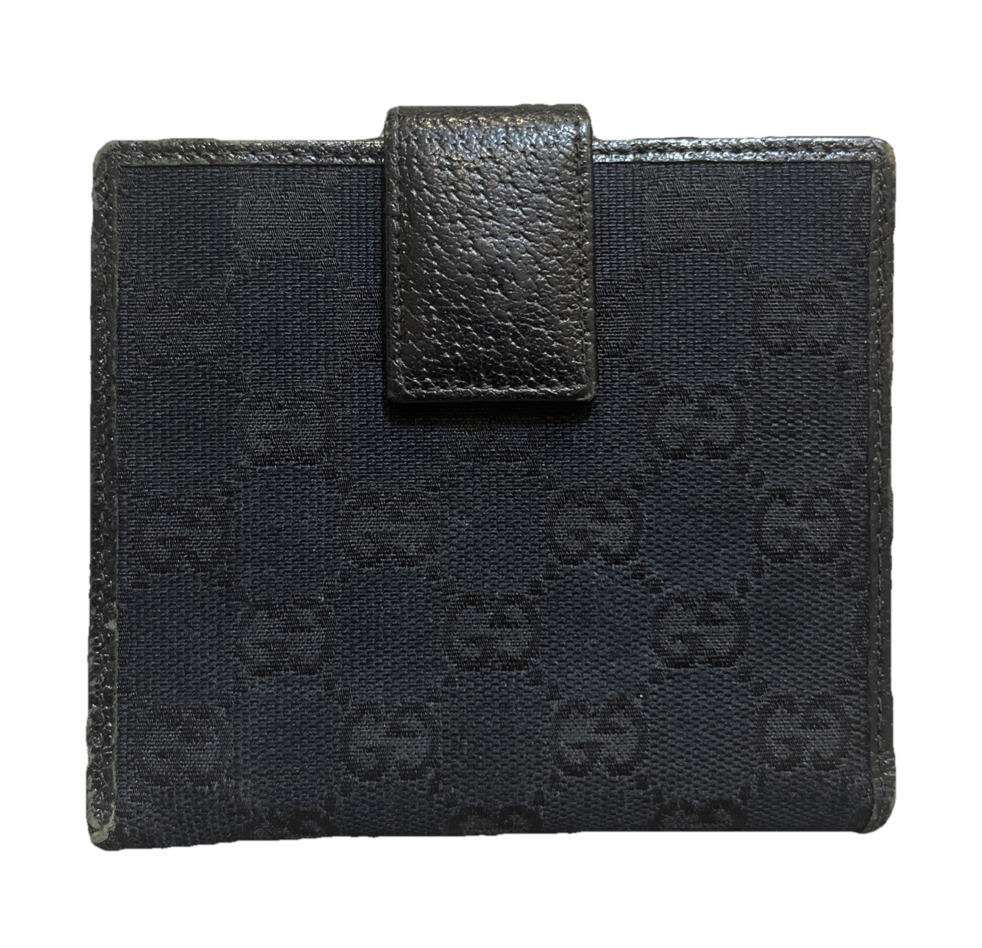 Gucci GG Canvas bifold wallet black