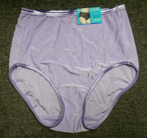 4 pairs VANITY FAIR Brief ILLUMINATION 13109 Panty Mixed Colors Size – 10 / 3XL