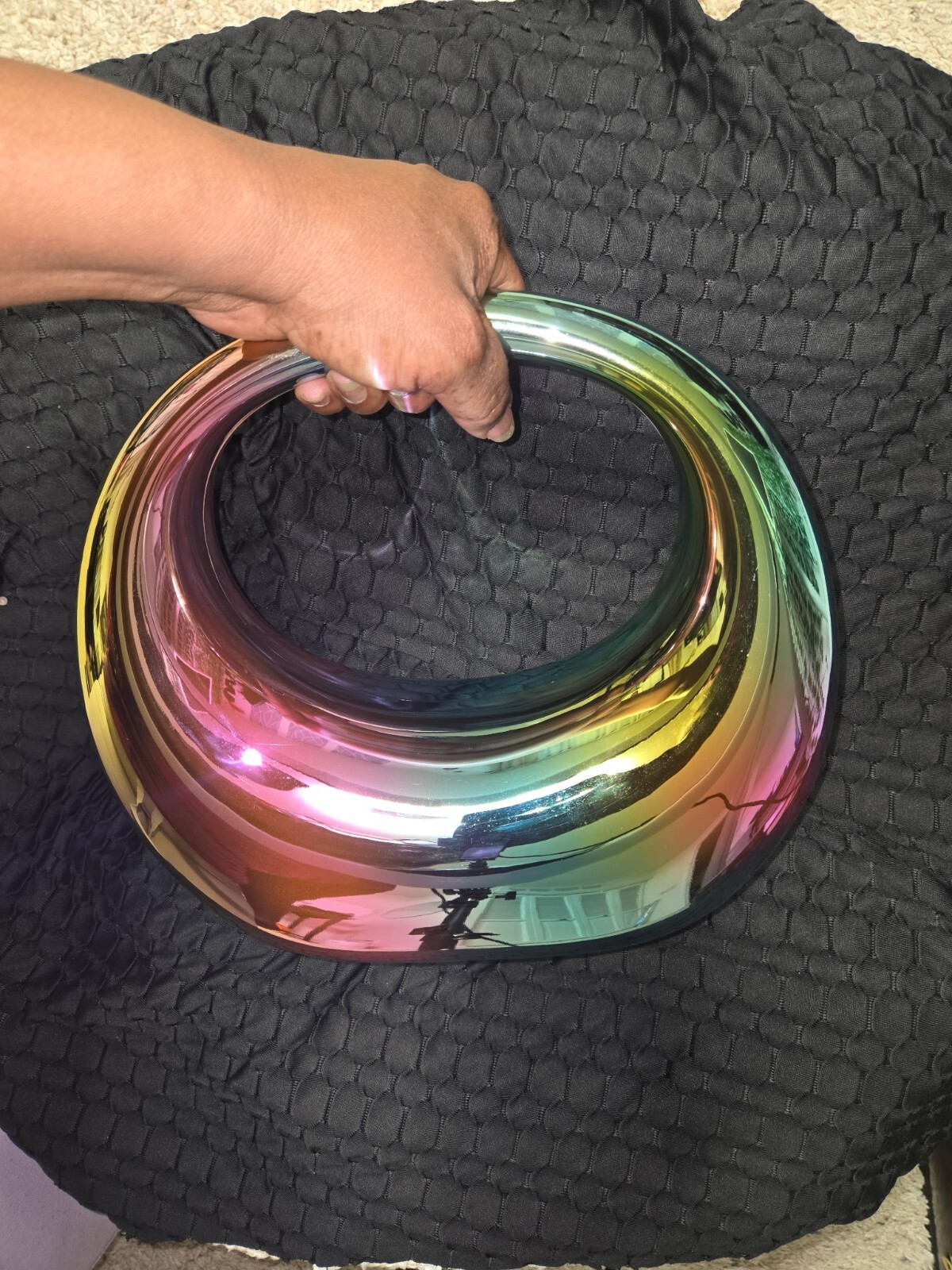 Acrylic Purse Women Rainbow Round: Bold Stylish Clutch for Any Occasion