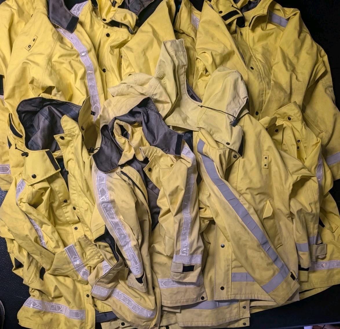 10 Blauer & Watershed Goretex Rain Jackets CHP Uniform Coats