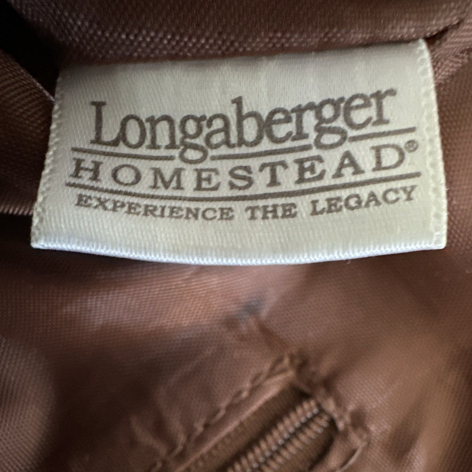 Longaberger Mini Backpack in Plaid Burgundy with Adjustable Straps