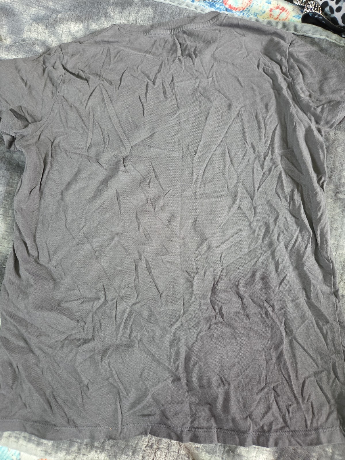 Levis Gray Sparkle Glitter Logo T-shirt Tee Womens M