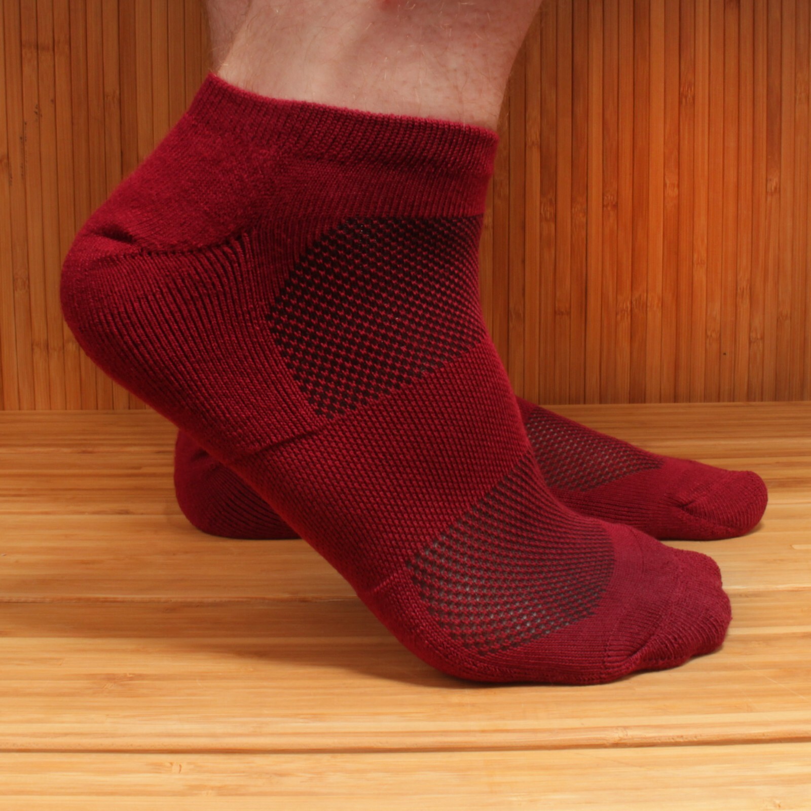 Men’s Rayon from Bamboo Fiber Breathable Wicking Athletic Ankle Socks – 2 Pairs