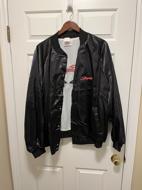 Corvette Stingray C3 Bomber Jacket 4XL. Made by American Mfg. Co.