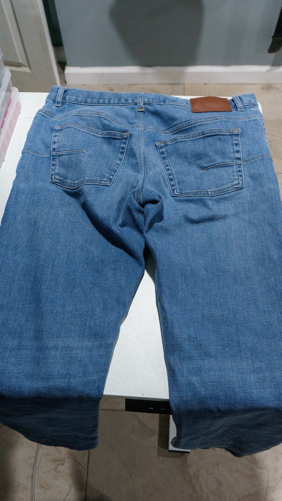 Dior Men Slim Fit Jeans Blue Denim FW2019 193DS00K349X Size 33 Made in Italy