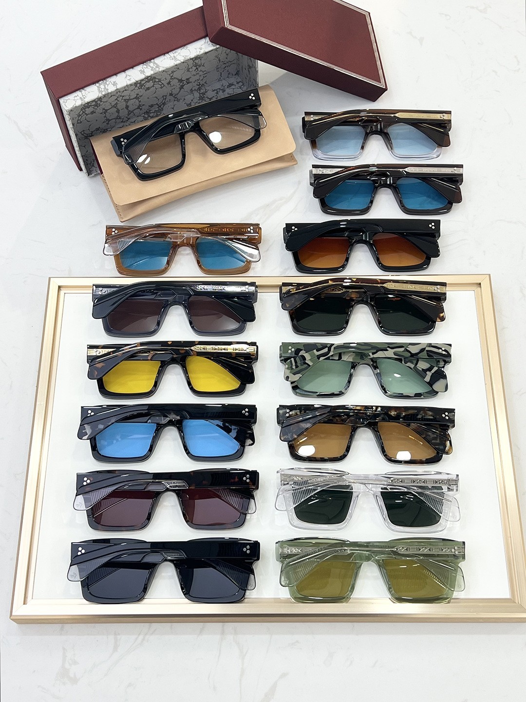 JACQUES MARIE MAGE KAINE Fashion Luxury High-end Unisex Sunglasses 51-21-146