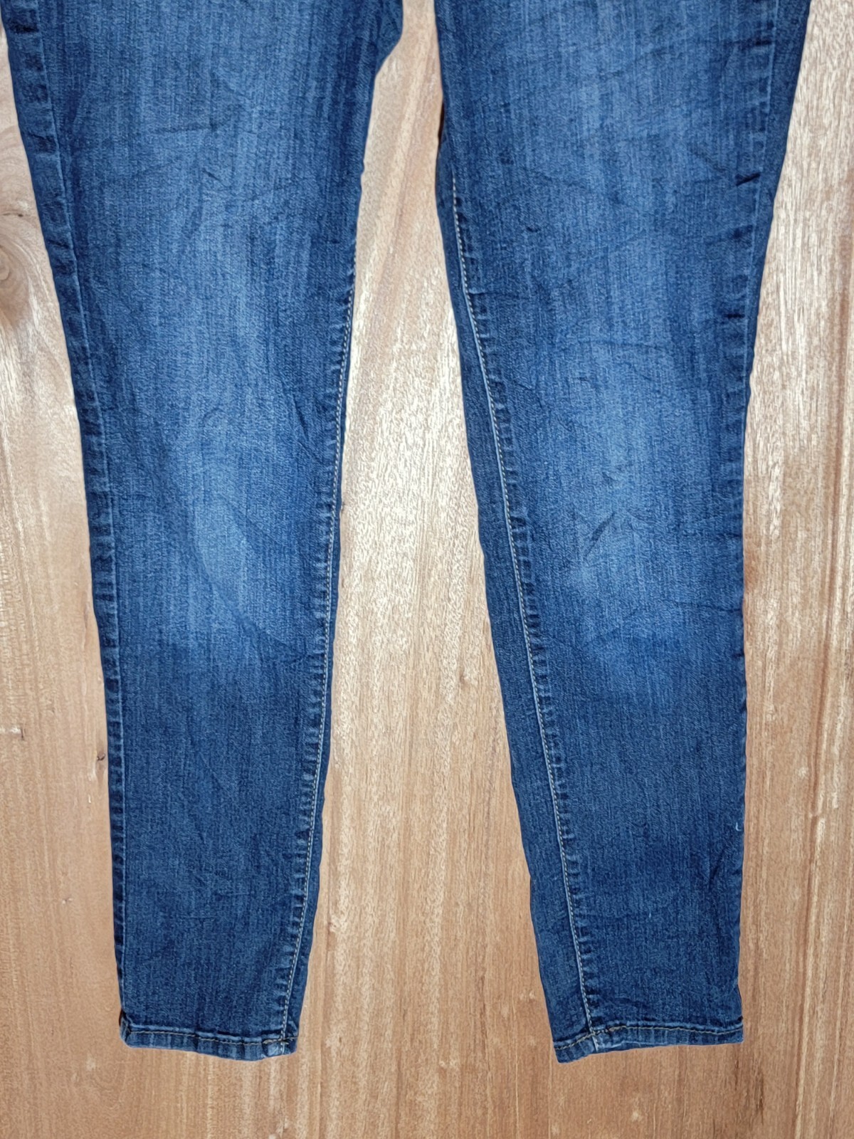 universal thread jeans womens size 2/26r skinny high rise stretch denim blue