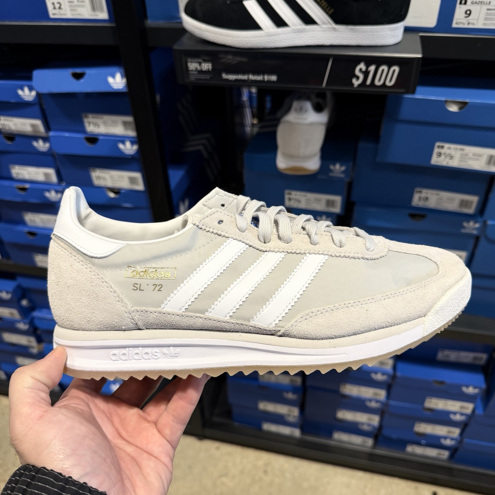 Size 8 – Adidas SL72 RS Grey – JI1281