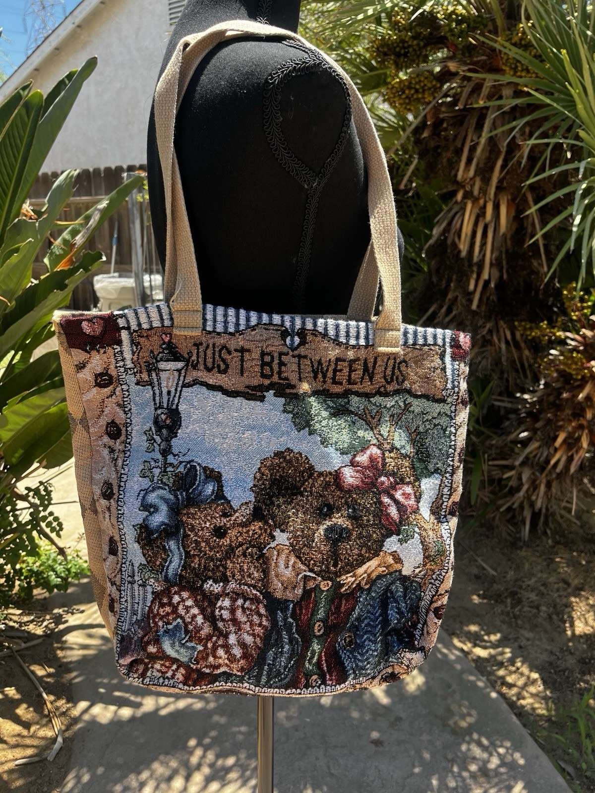 Boyd Bear Tapestry Tote Bag “Just Between Us”