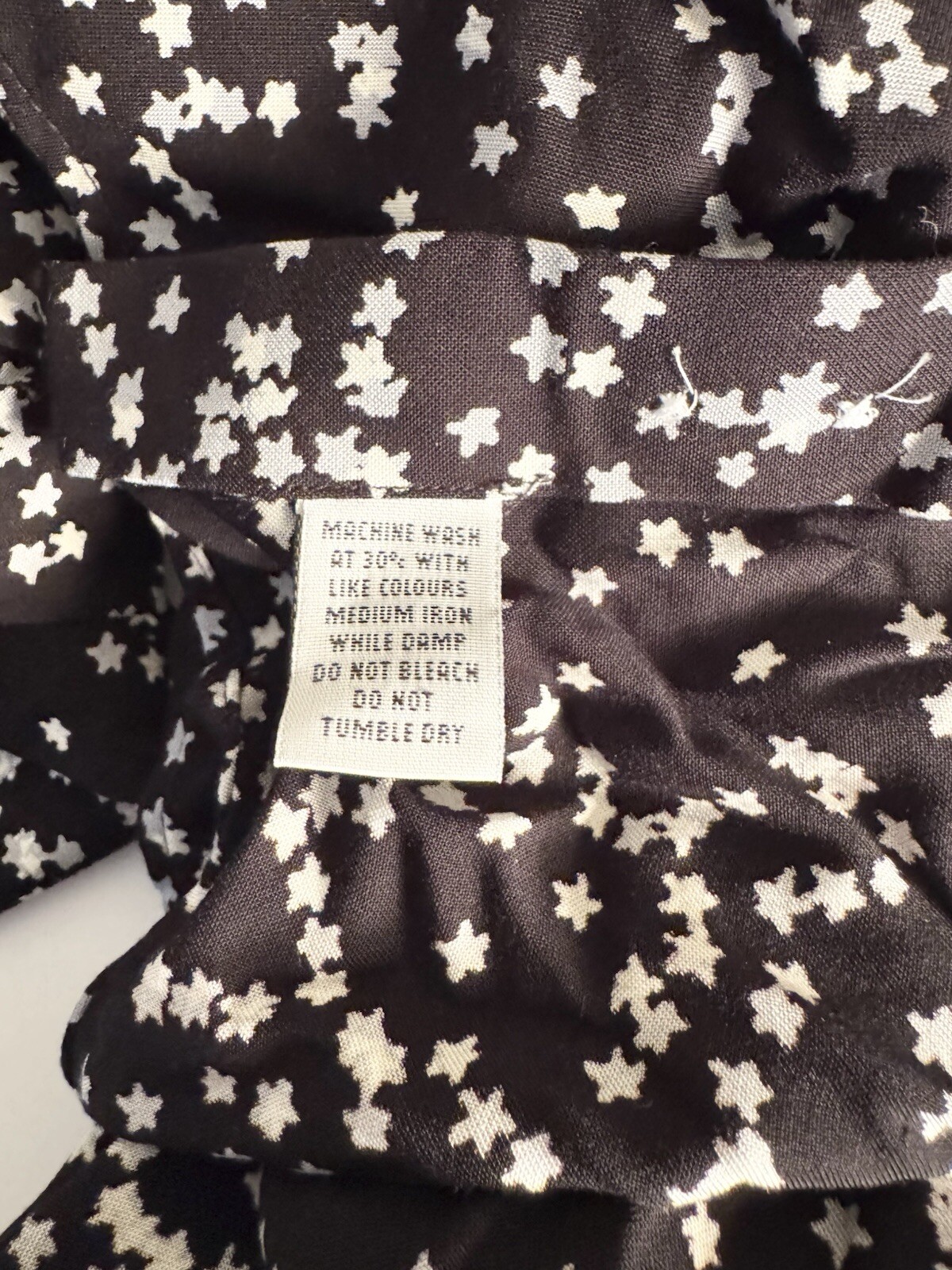 HAWES & CURTIS MAYFAIR SLIM FIT MENS DRESS SHIRT BLACK WITH STARS XXL