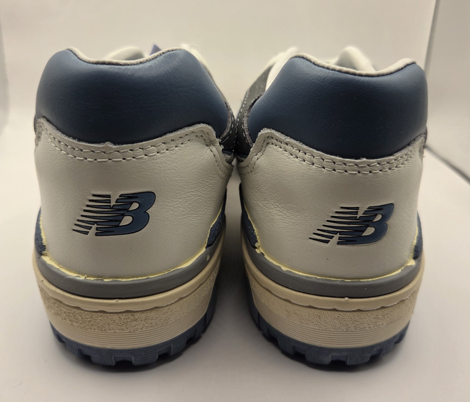 New Balance White Blue Grey BB550VTE Men Size 9 10.5 11.5 NEW
