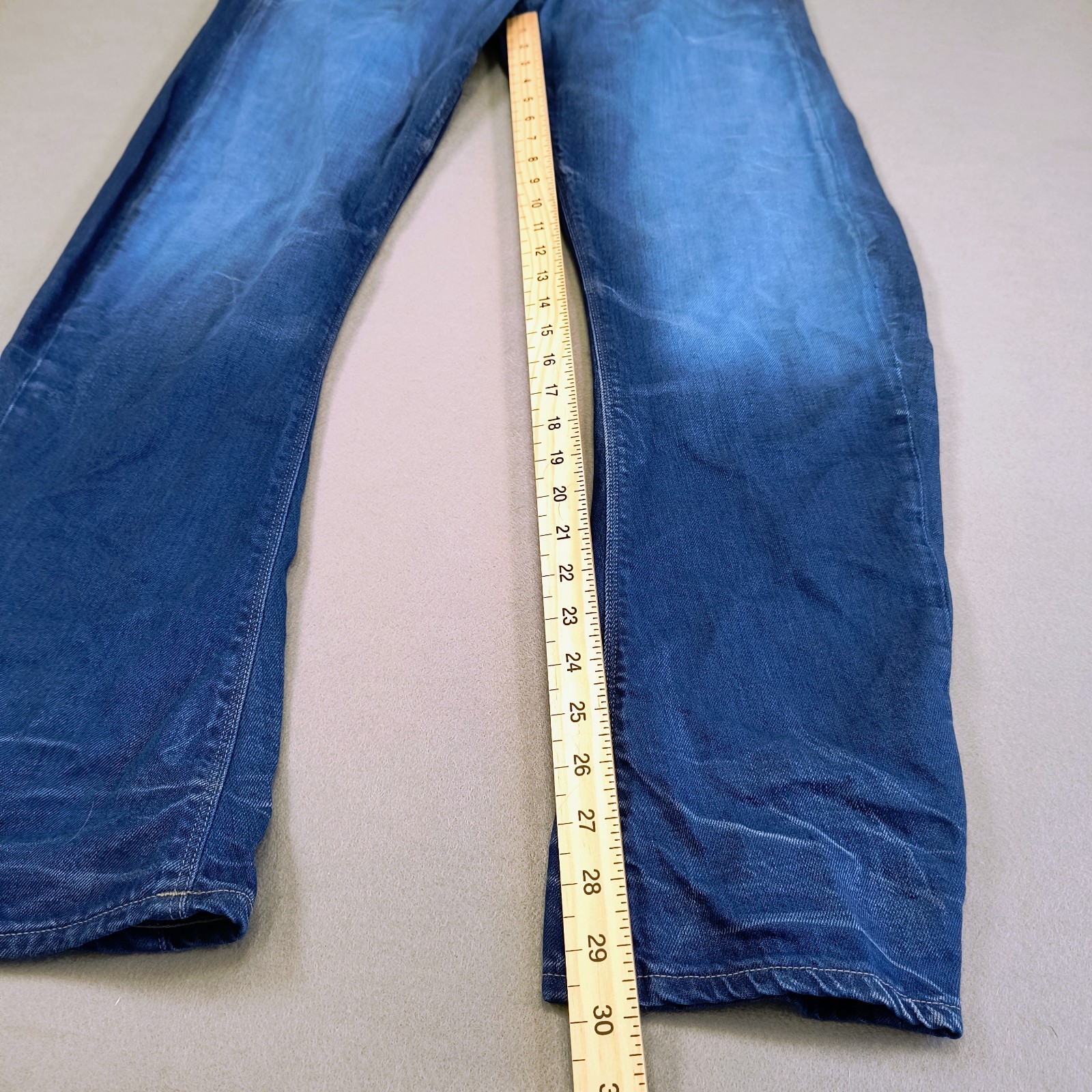 G-Star Type C 3D Loose Tapered Jeans Womens W30 L34 Indigo Blue Denim Italy