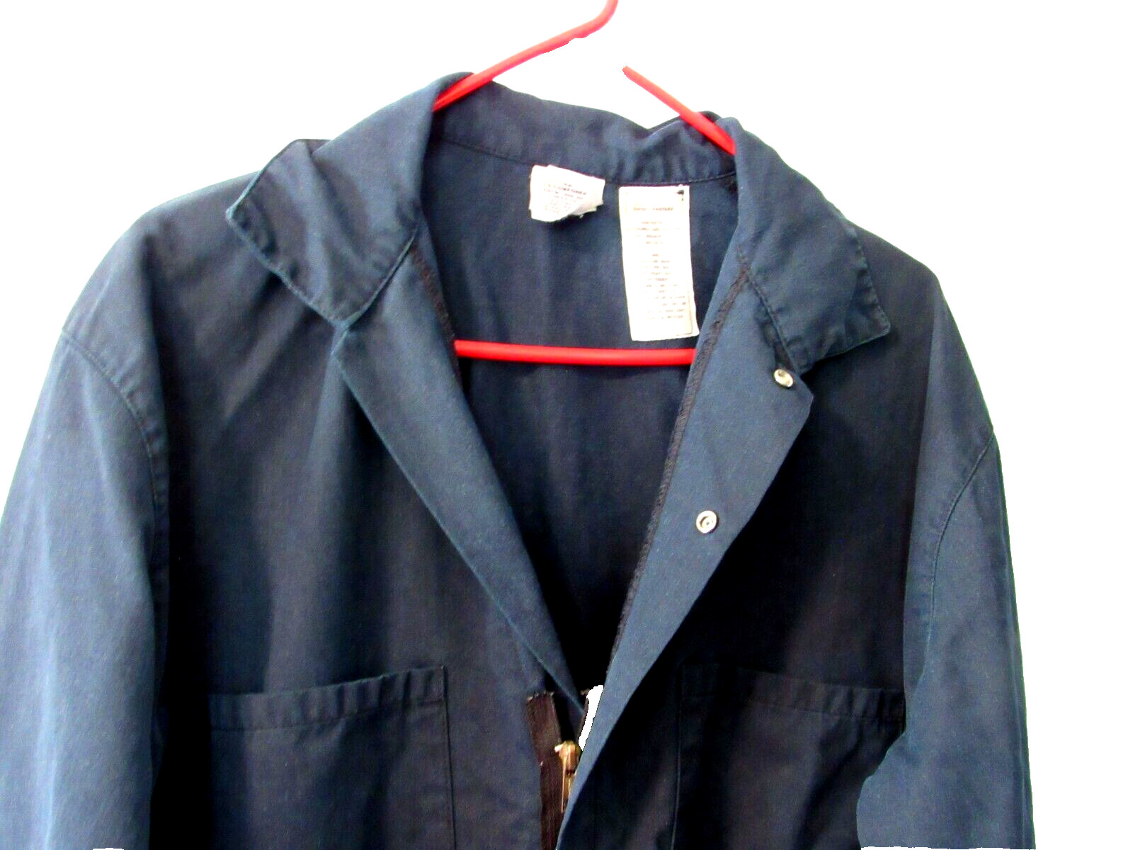 Workwear Protera Blue Men’s Medium L/S Coveralls Jumpsuit sz. 46