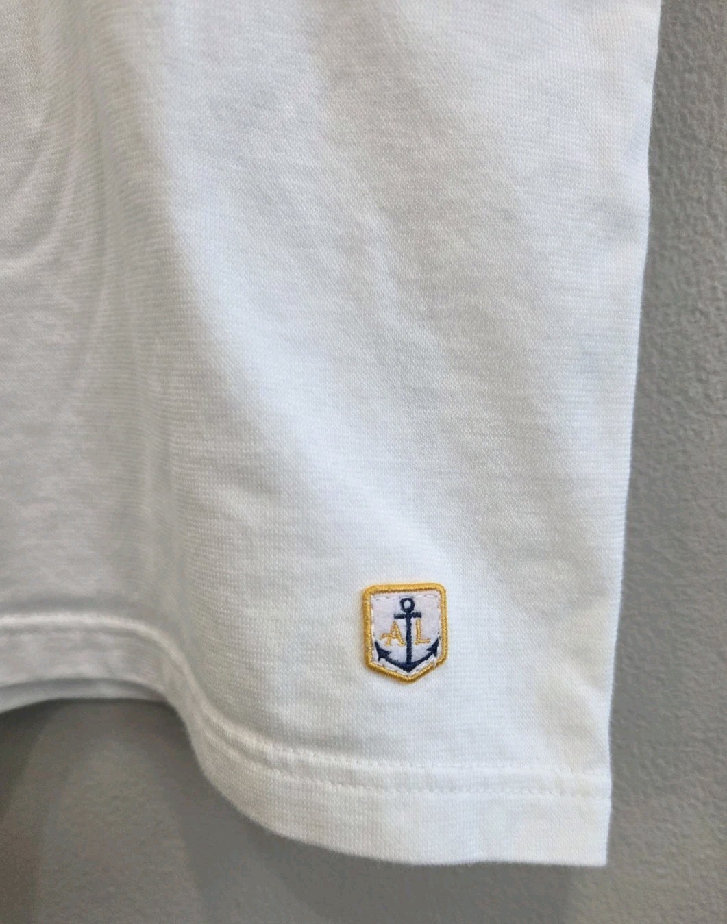 ARMOR LUX Heritage Crew Neck Shirt White Crest Logo Men’s Size Small
