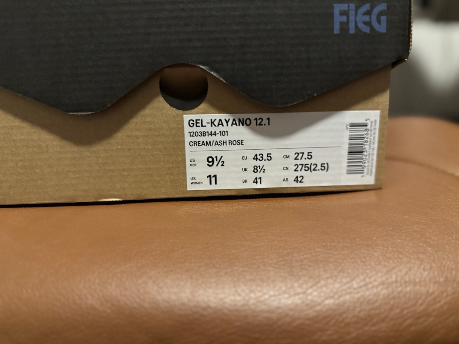 Kith Asics Loyalty Exclusive Gel KAYANO 12.1 Quartz Size 9.5