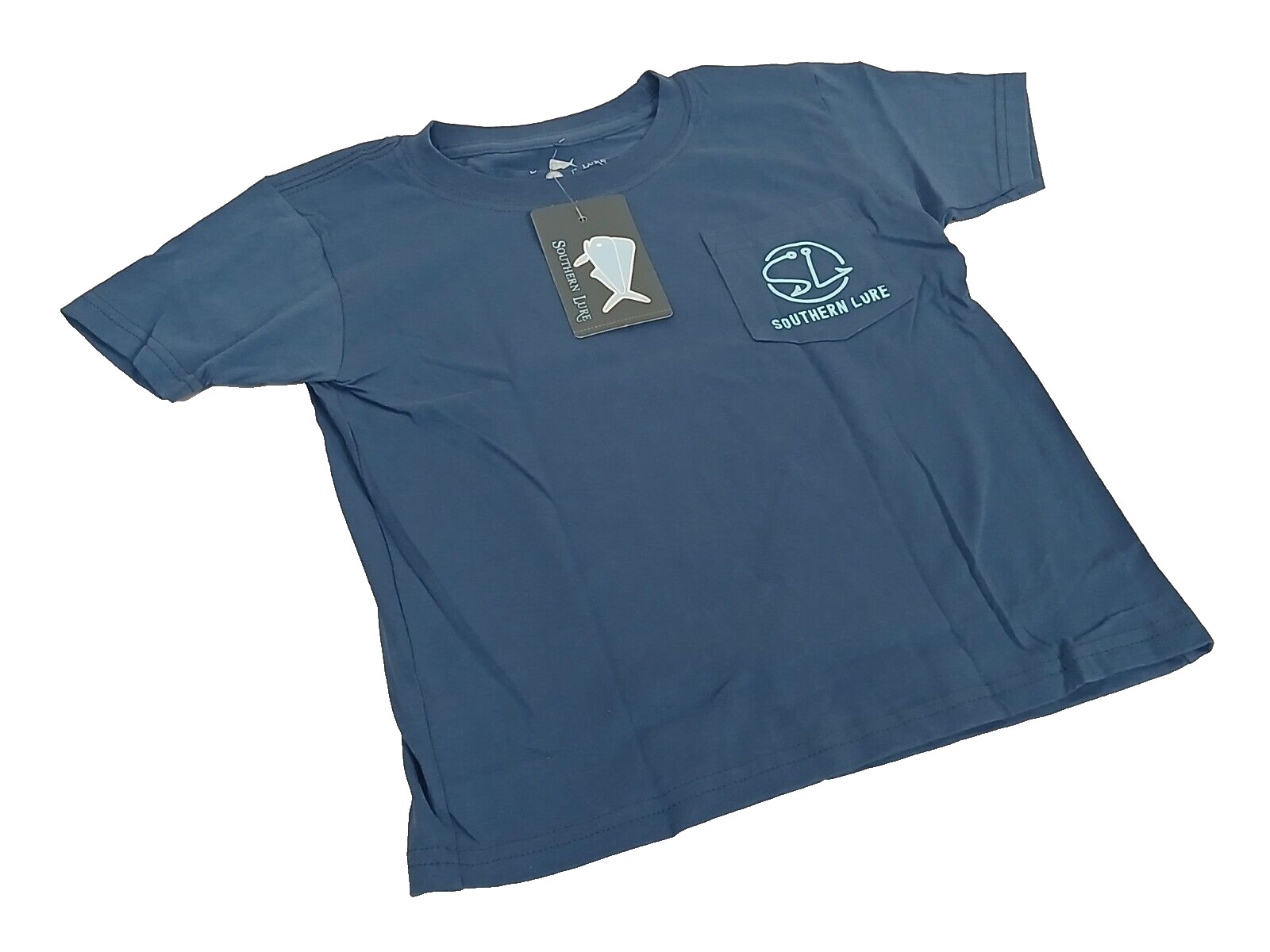NEW Southern Lure YOUTH Short Sleeve Tee Bass Destruction V2 (SLATE) SIZE:6