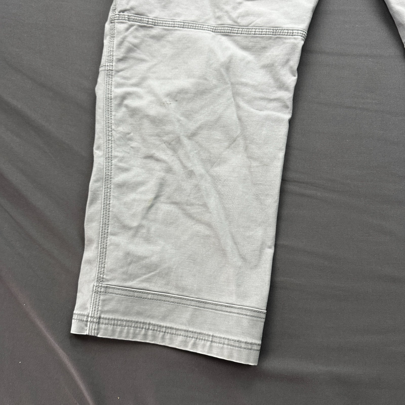 RedHead Ankle Pants Mens 46×30 Gray Straight Leg Outdoor Hiking Camping Casual