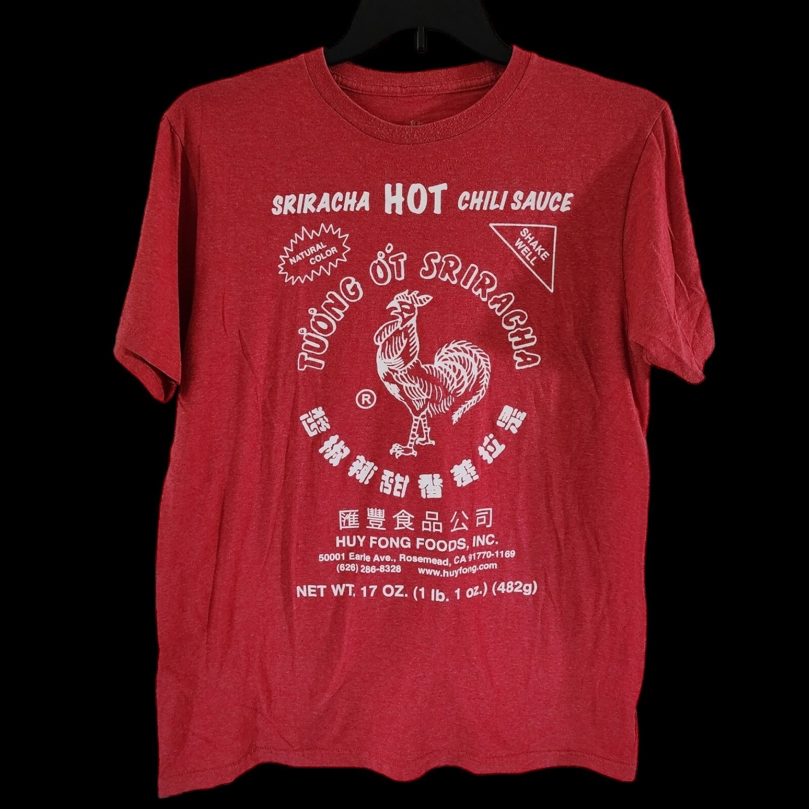 Original SRIRACHA Hot Chili Sauce T-Shirt | TUONG OT SRIRACHA | Huy Fong Foods