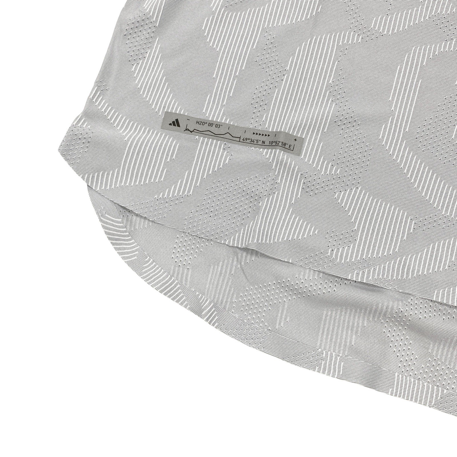 adidas Men’s Ultimate Engineered Running Tee Shirt Size S Halo Silver IY0722