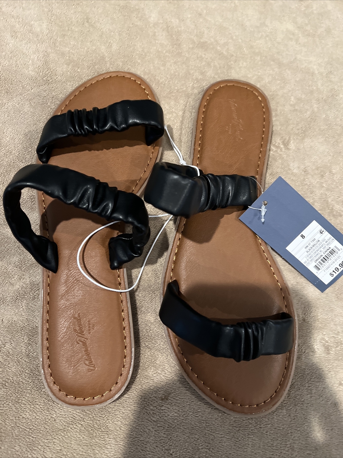 UNIVERSAL THREAD Womens Willow Band Scrunched Sandals6,6.5,7.5,8,8.5,9,9.5,10,11