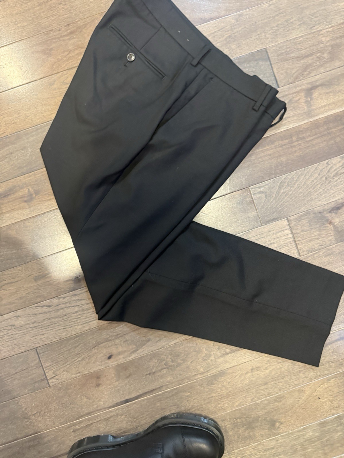 J.Crew Bowery Four Season Wool Dress Pants Men’s 34×30 Black NWOT Slim Fit
