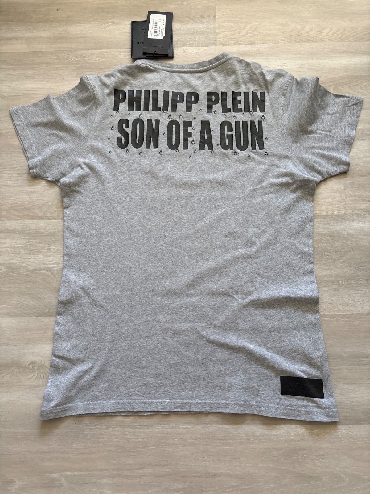 $435 Authentic Philipp Plein Son Of A Gun Limited Ed.Mens Crew Neck T-shirt US L