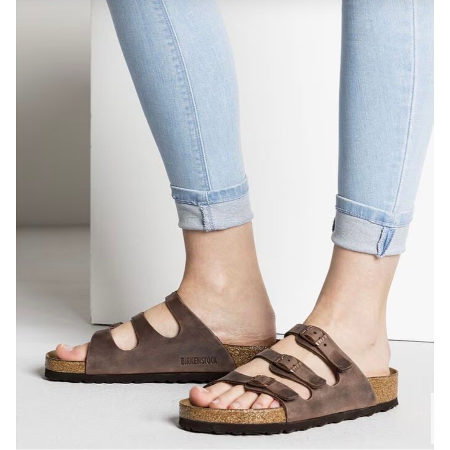 Birkenstock Florida Soft Footbed Oiled Leather – Habana Size 36 (US Size 5-5.5)