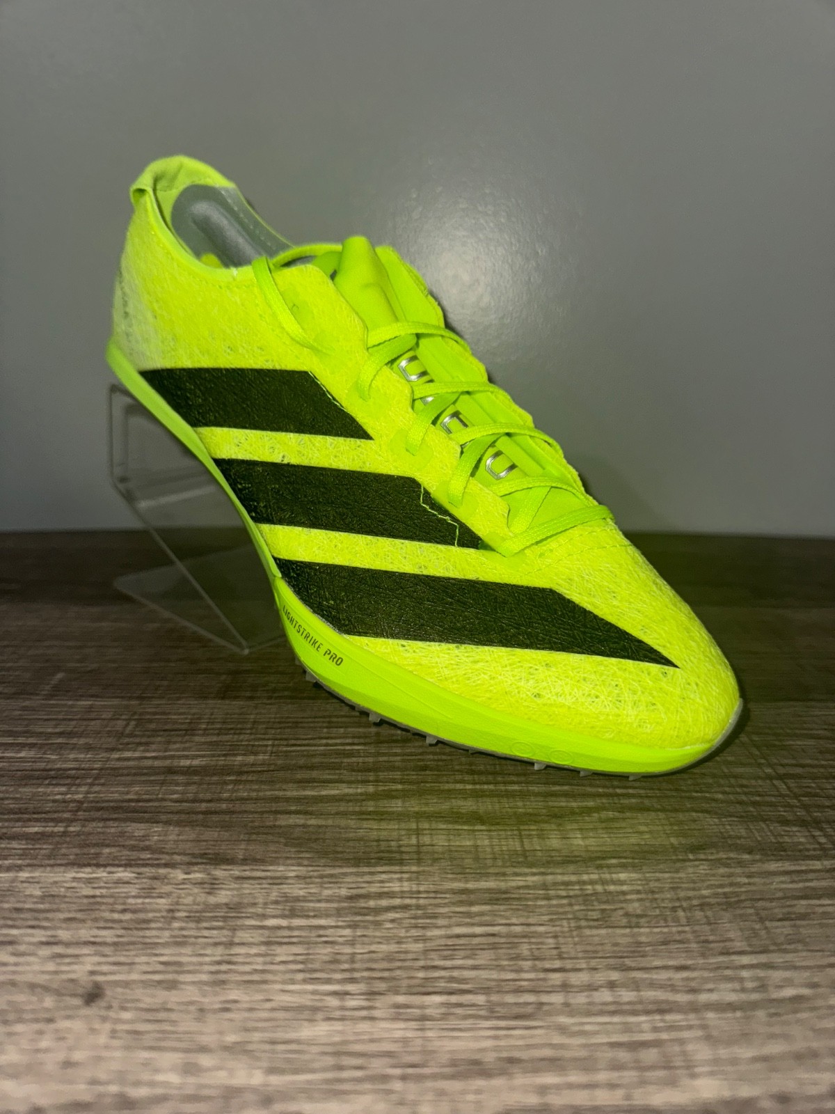 Men’s Size 7 – Adidas Adizero Prime SP 3 Strung Spikes Neon Lucid Lemon IH5800