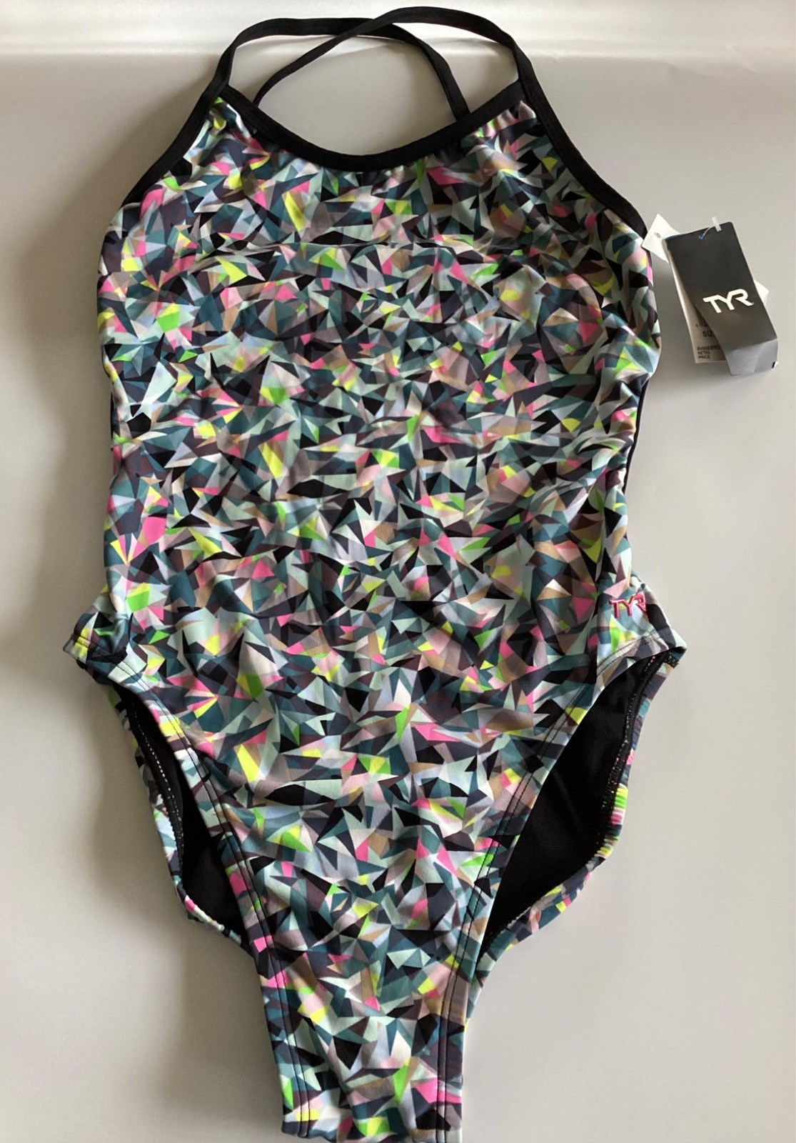 TYR One Piece swimsuit Multi Color Bathing Suit Size XL (38)