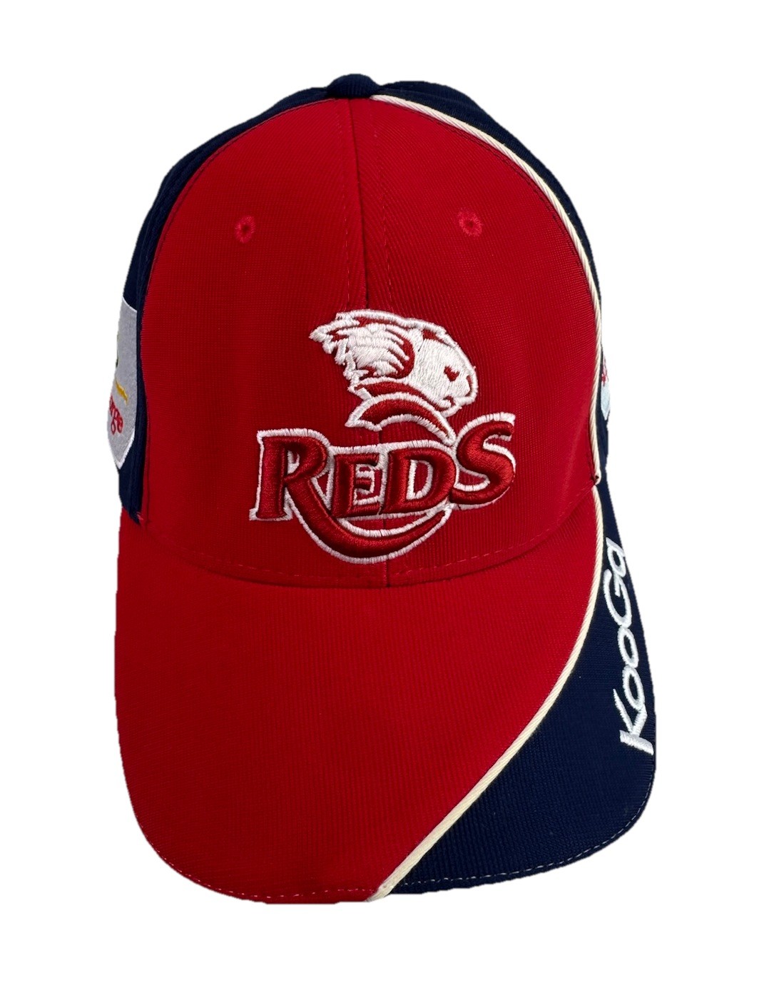 Queensland Reds Koala Rugby Cap Hat Sports Cap Red Kooga Adjustable Back Strap