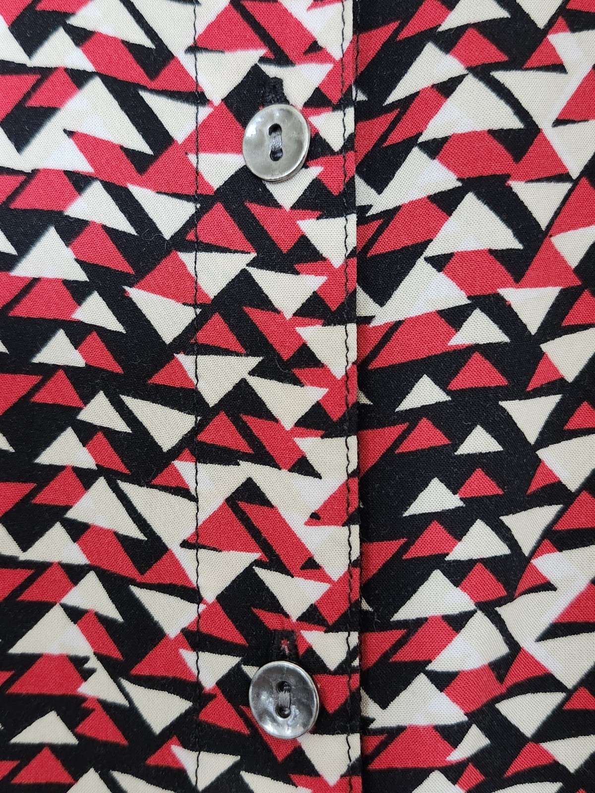 J Jill Womens Multicolor Short Sleeve Button Down Knee LengthShirtdress Size 10