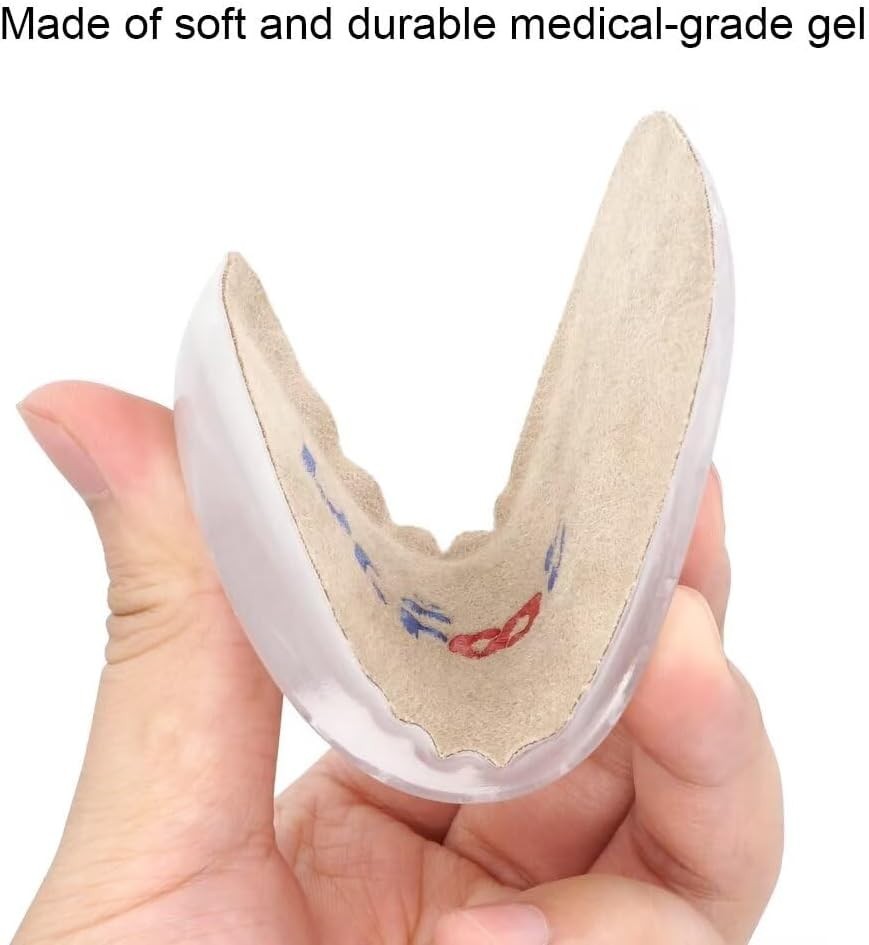 Gel Heel Lift Inserts – Discreet Elevation & Shock Absorption for Everyday Use