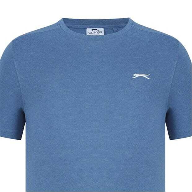 Mens Slazenger 100% Cotton Plain Crew Neck T Shirt XS S M L XL XXL 3XL 4XL BNWT